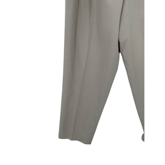 Talbots Pleated‎ Front Pants Womens Size 12 Beige Corpcore Neutral Capsule FLAW - Picture 12 of 14